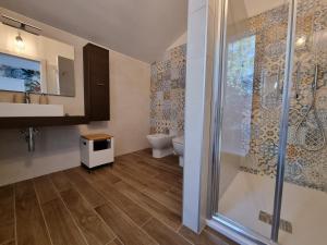 Koupelna v ubytování B&B Villa Eden
