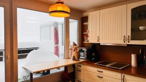 Kuchyň nebo kuchyňský kout v ubytování Auszeit mit Sauna und Pool + 3 fotografie