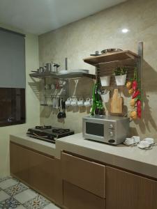 Dapur atau dapur kecil di Danka@tudor residence
