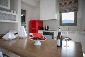 Cucina o angolo cottura di Almyra Seaside House Mochlos