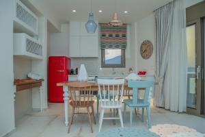 Cucina o angolo cottura di Almyra Seaside House Mochlos