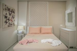 Letto o letti in una camera di Almyra Seaside House Mochlos