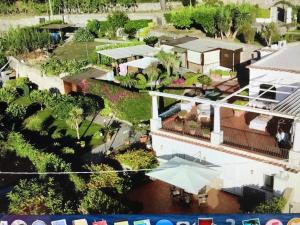 an aerial view of a house at B&B The Sunset in Anacapri