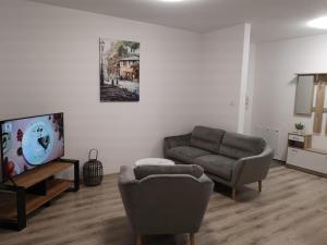 Zona d'estar a Apartament Marzenie 2 - Opole