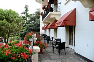 Balkón nebo terasa v ubytování Carlton Lausanne Boutique Hôtel