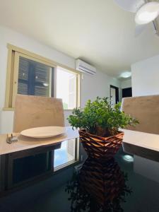 A bathroom at Apartamento Canabarro Residence