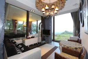 Posezení v ubytování Hao Wang Jiao House