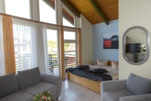 Χώρος καθιστικού στο Jana´s Ferienappartements
