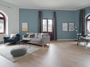 Posezení v ubytování limehome Dresden Hoyerswerdaerstraße