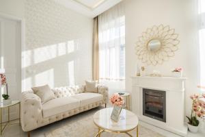 Posezení v ubytování BpR Étienne Charming Apartment