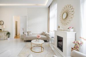 Posezení v ubytování BpR Étienne Charming Apartment
