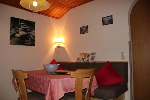 Posezení v ubytování Haus Puit Mandarfen Pitztal