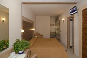 TV a/nebo společenská místnost v ubytování Hotel Eden