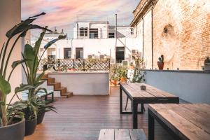 Balkón nebo terasa v ubytování JOY Setas Coworking