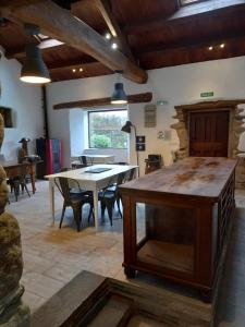 Albergue o Xistral的休息区