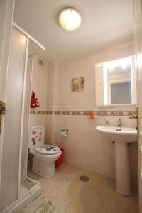 Salle de bains dans l'établissement Spacious apartment for vacation in South Tenerife