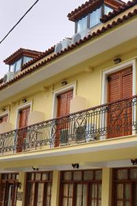 En balkong eller terrasse på Castri Hotel