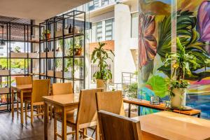 Posezení v ubytování Wyndham Garden Cancun Downtown