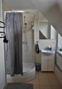 Koupelna v ubytování Guest House Gero Vėjo Namai