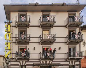Balkón nebo terasa v ubytování Hotel Eden