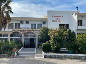 The facade or entrance of Rhodian Sun Hotel