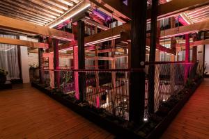 a room with a bunch of cages with plants at Casa Palacio Rodrigo de la Fuente by Príncipe David - Seis Apartamentos de Lujo - in Toledo