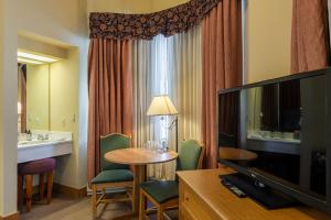 TV a/nebo společenská místnost v ubytování Cozy Pet-Friendly King Studio in Mt, Crested Butte condo