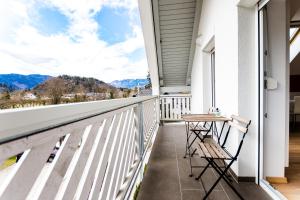 Rõdu või terrass majutusasutuses Apartments Agenija Bled