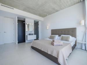 Posteľ alebo postele v izbe v ubytovaní Villa barcares