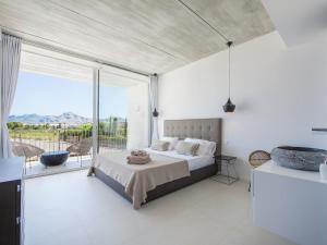 Posteľ alebo postele v izbe v ubytovaní Villa barcares
