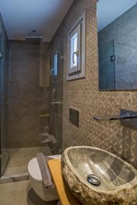Koupelna v ubytování Barbarigos luxury spa apartments