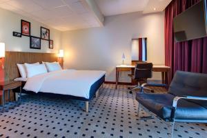 Gulta vai gultas numurā naktsmītnē Radisson Blu Hotel Oslo Alna
