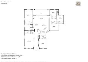 Floor plan ng Casa Cielo home