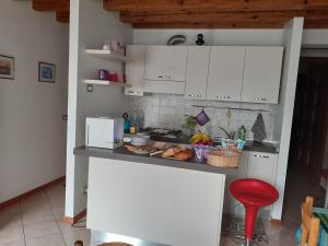 Kuchyň nebo kuchyňský kout v ubytování B&B Casa Taty