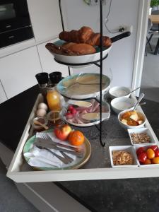 Opciones de desayuno disponibles en Chambre d'Hotes Beesel