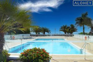 Basen w obiekcie Casa Maresía Las Moreras con Vista Mar en primera linea y Piscina compartida lub w pobliżu
