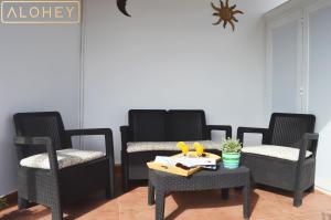 Część wypoczynkowa w obiekcie Casa Maresía Las Moreras con Vista Mar en primera linea y Piscina compartida