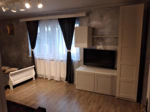 TV a/nebo společenská místnost v ubytování Vila TANIA