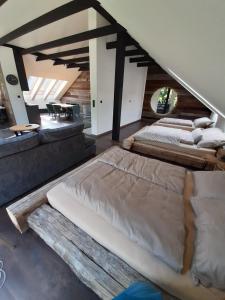 Postel nebo postele na pokoji v ubytování Dom Minimal House