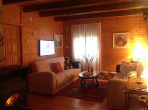 Posezení v ubytování Lodge House Tara