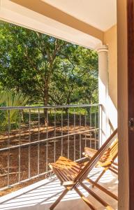 Balkón nebo terasa v ubytování Hacienda San Miguel Yucatan