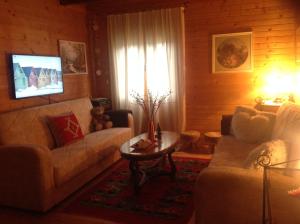 O zonă de relaxare la Lodge House Tara