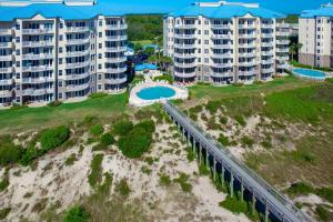 an aerial view of apartment buildings on the beach at Ocean Place in Fernandina Beach