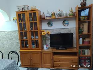 TV a/nebo společenská místnost v ubytování Los Tres Girasoles