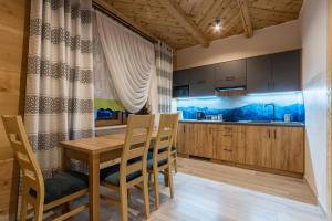 Kuchyňa alebo kuchynka v ubytovaní Apartamenty Chłabówka