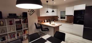 Kuchyňa alebo kuchynka v ubytovaní Apartman Perunika