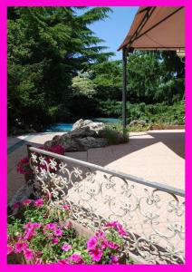 A garden outside Nuovo Mondo