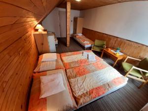 Postel nebo postele na pokoji v ubytování Ubytování 113