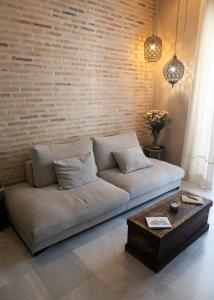 Posezení v ubytování innCádizPalacio Conde Casa-Brunet
