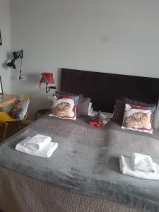 Posteľ alebo postele v izbe v ubytovaní Apartamenty Koci Ogon